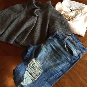 INC Cropped cardigan jacket