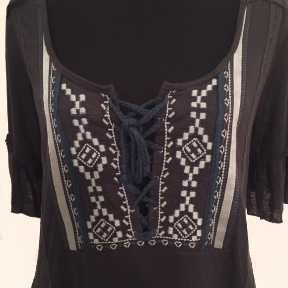 Free people "Charcoal Combo" top - Picture 2 of 4
