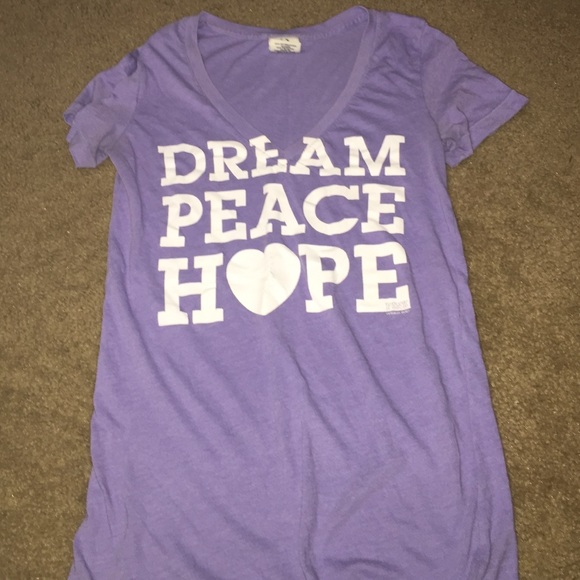 purple Victoria secret pink shirt