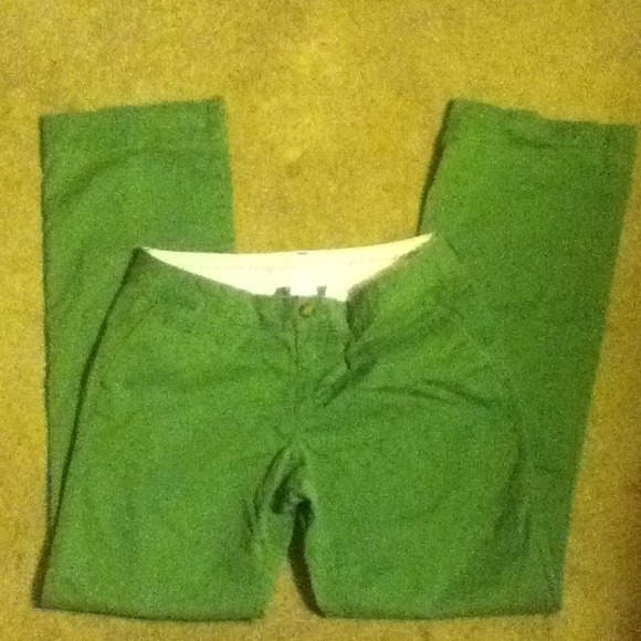 Olive green pants