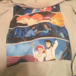 Short Sleeve Little Mermaid Tee Shirt