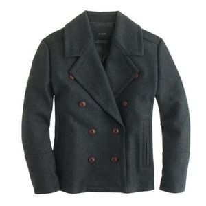 REDUCED!! J. Crew Wool Melton Peacoat