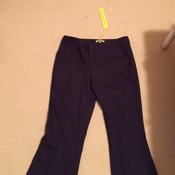 Navy blue wool slacks - Picture 1 of 3