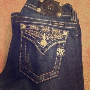 Dark blue Miss Me denim jeans