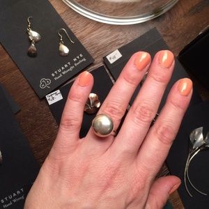 Stuart Nye Sterling Silver Perfume Ring