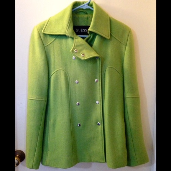 Guess- green peacoat