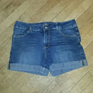 Denim shorts