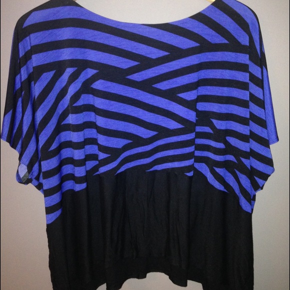 Green Envelope Blue Top