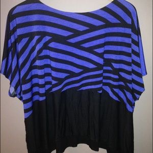 Green Envelope Blue Top