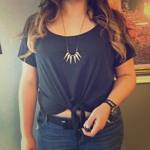 Victoria's Secret Pink Line Lace Back Crop Top