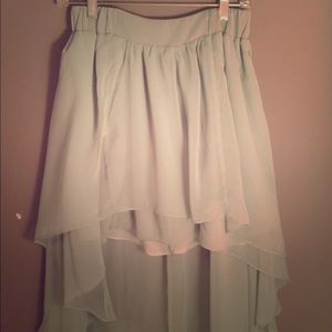 urban outfitters high low skirt