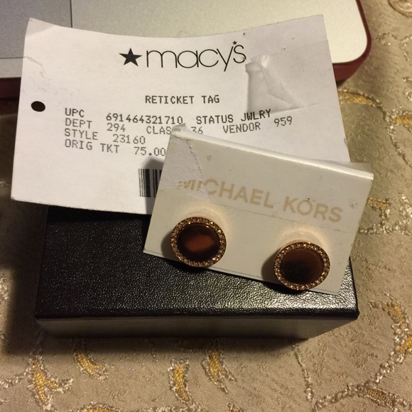 Michael Kors earrings rosegold