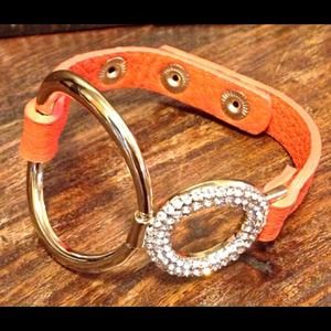 Circle Leather Bracelet