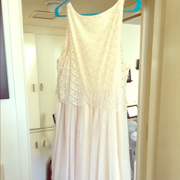 Cream Lace and Tool Urban Outfiters Dress