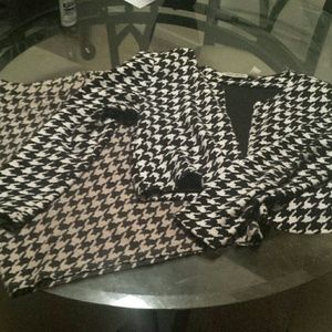 Bundle tweed skirt and blazer