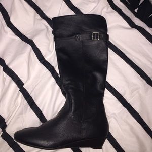 Forever 21 Black Riding Boots