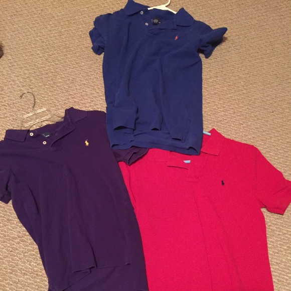 Boys collard polos