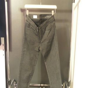 Black denim legging jeans