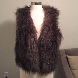 Ann Taylor Fur Vest