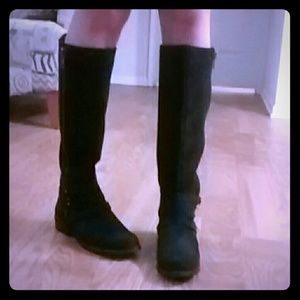 Stylish black boots