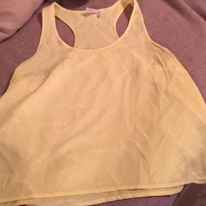 Canary yellow tank top