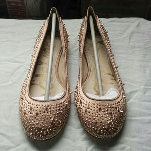 Sam Edelman rose gold Jolie flats