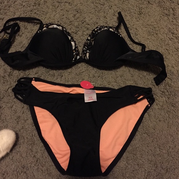 black bikini