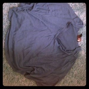 Dark Blue Crop Hoodie