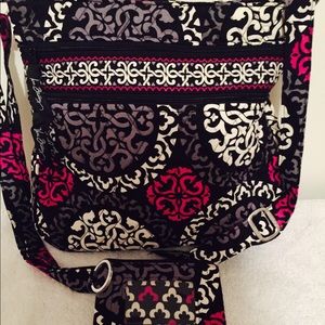 Vera Bradley purse including matching ID case.