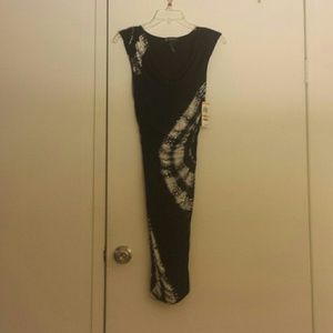 INC BLACK AND WHITE DRESS