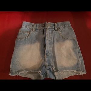 High waisted shorts