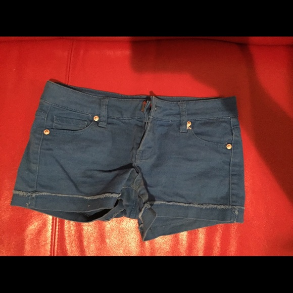 Blue shorts