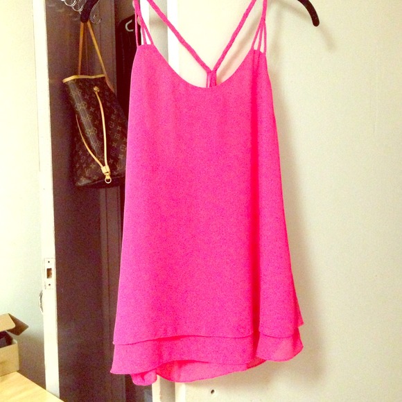 Pink Chiffon Blouse