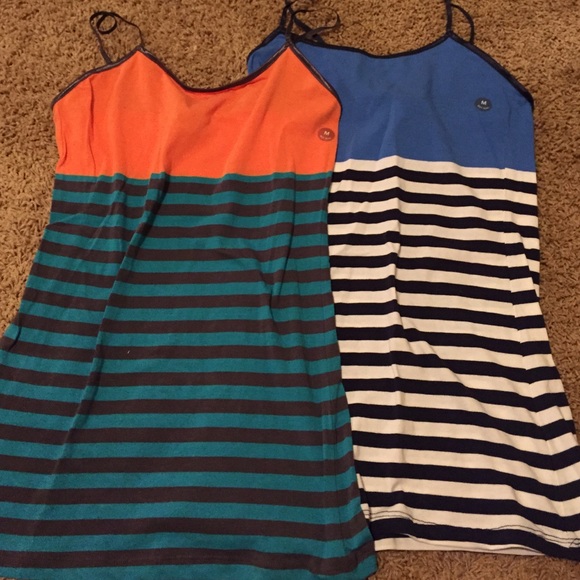 Striped tanks