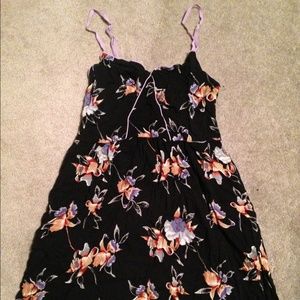 Black and Floral Dress