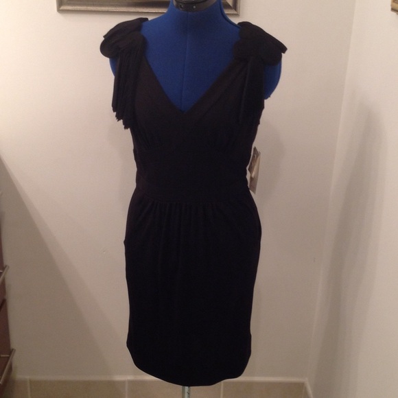 Designer Black cocktail dress