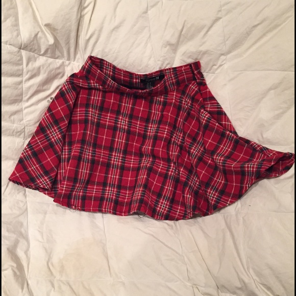 Plaid Wool Schoolgirl Skirt