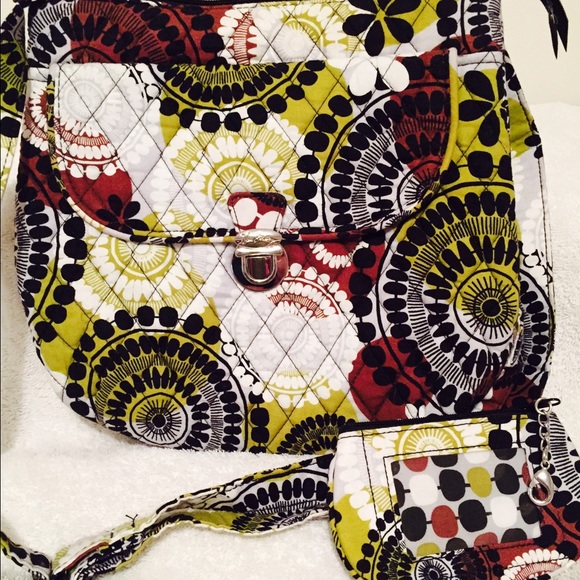 Vera Bradley purse including ID case.