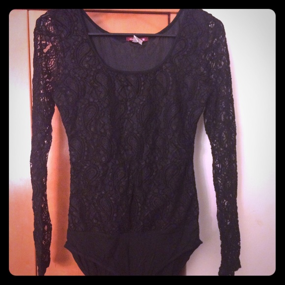 Black Lace Bodysuit