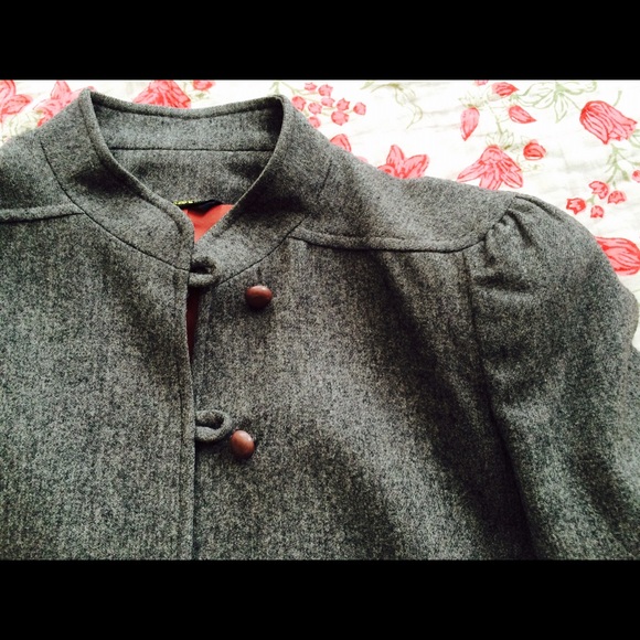 Gray Wool Blazer