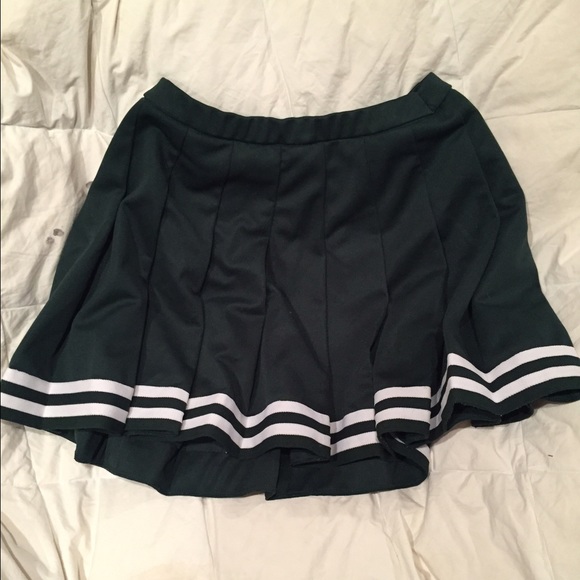 Forest Green Cheerleader Skirt