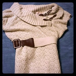 Hip length  sweater