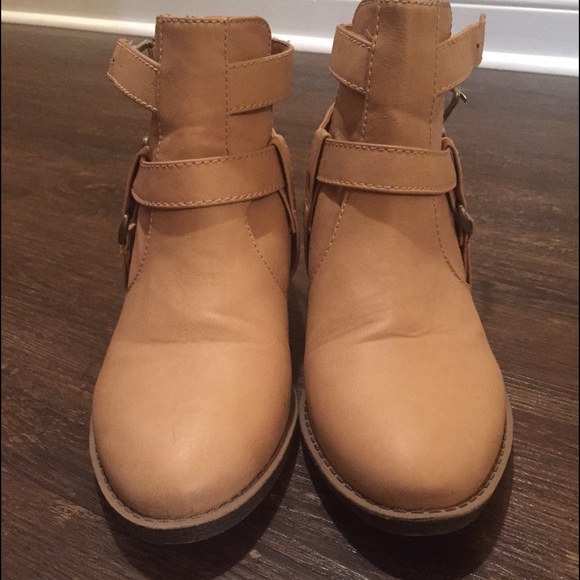 SOLD Brand New Tan Booties - Picture 2 of 4