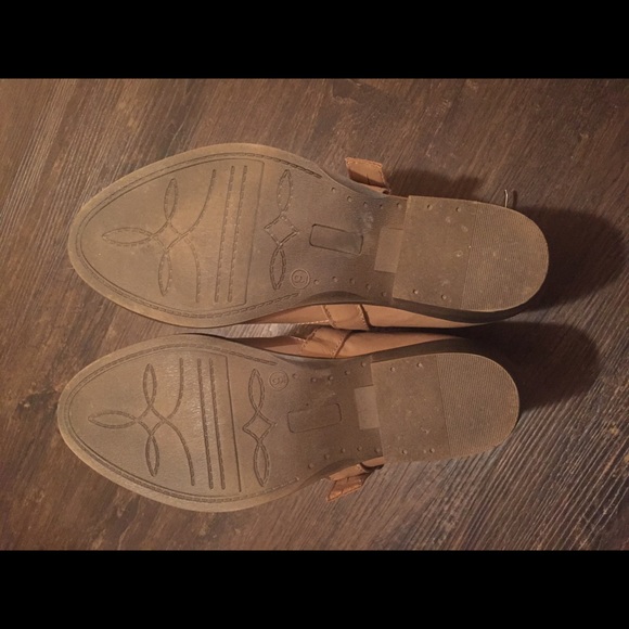 SOLD Brand New Tan Booties - Picture 4 of 4