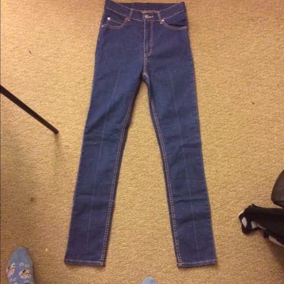 Second Skin Dark Wash Skinny Jeans