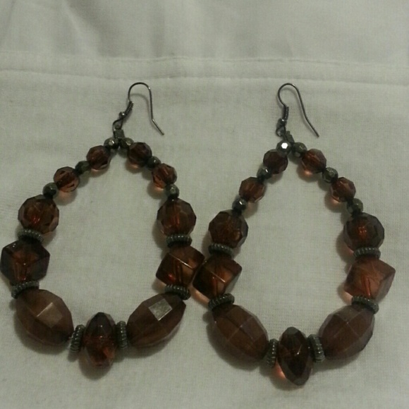 Brown Earrings