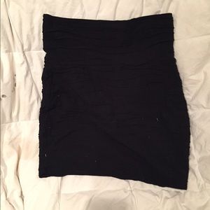 Wave Texture Bodycon Skirt