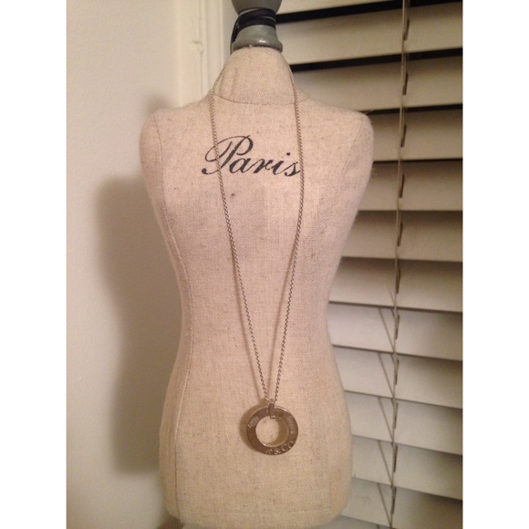 Tiffany & Co Silver 1837 Circle necklace Rare - Picture 3 of 3