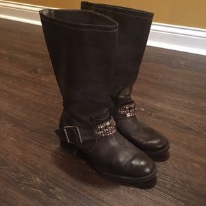 Brown Vera Wang Mid Calf Boots
