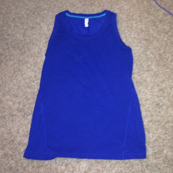 ❌SOLD IN A BUNDLE❌Blue Lucy workout tank